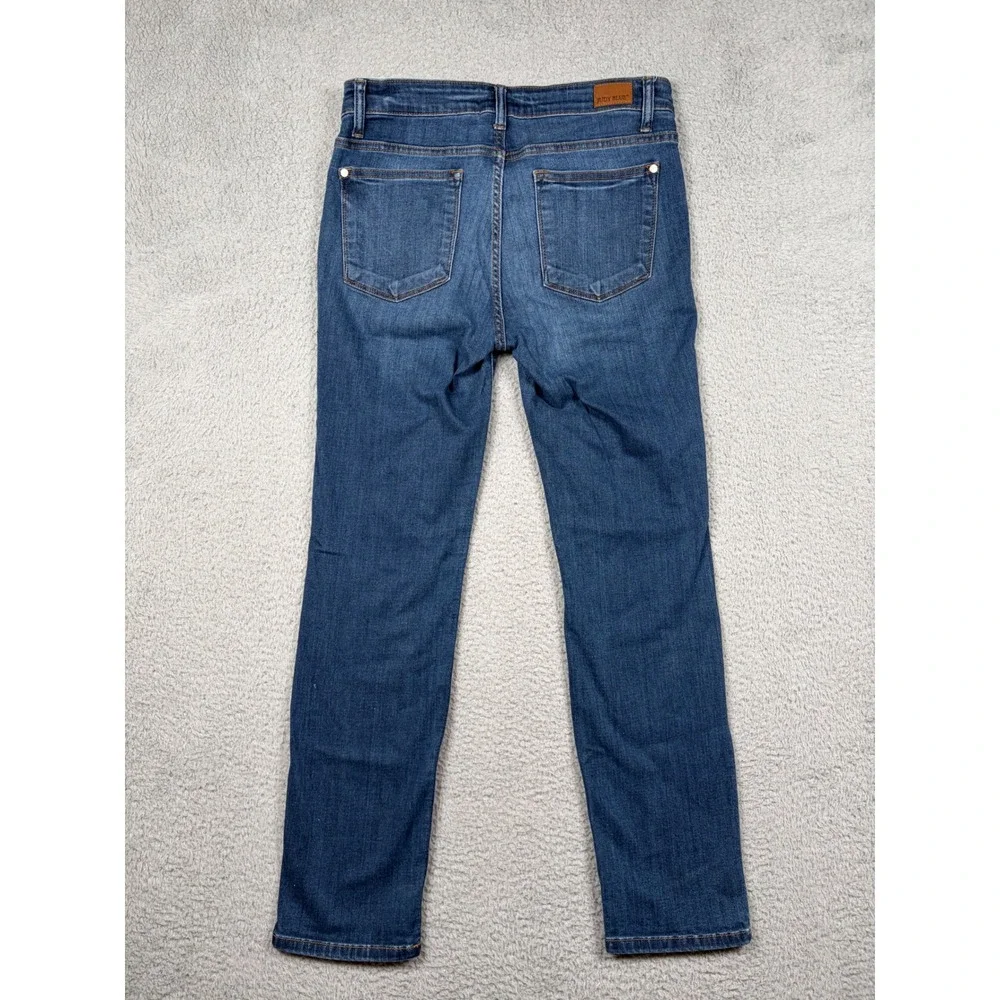 Judy Blue Straight Fit Medium Wash Whiskered Denim Jeans Womens 11/30